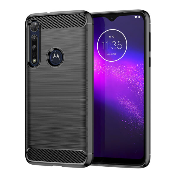 Motorola Moto One Serie TPU Gebürstet Handyhülle Motorola One Macro Mode #2444