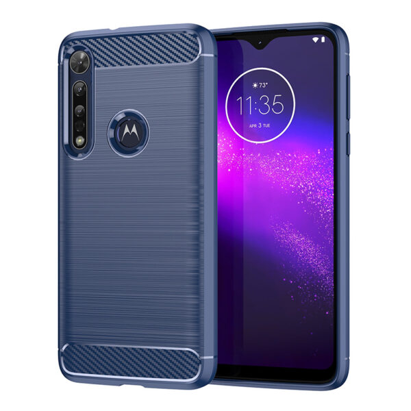 Motorola Moto One Serie TPU Gebürstet Handyhülle Motorola One Macro Mode #2444 – Bild 3
